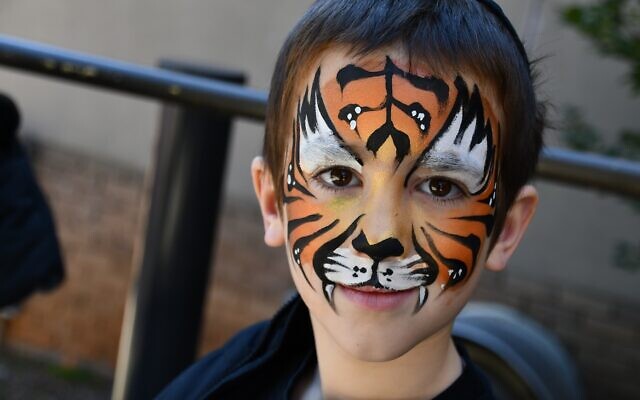 Face painting is always a big draw at the carnival.