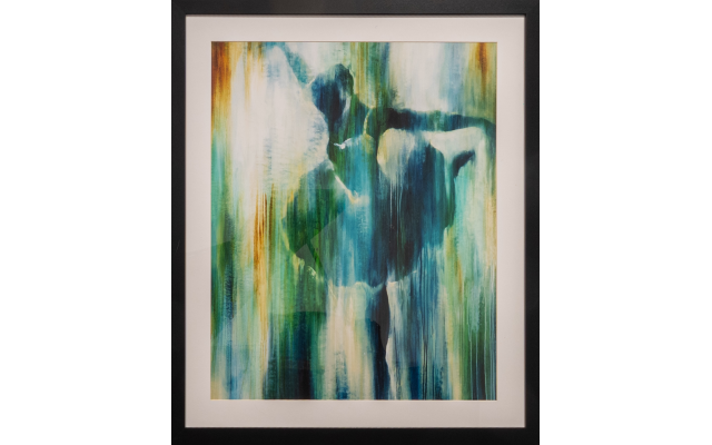 This ballerina painting evokes memories of Sheryl’s childhood ballet lessons. 
