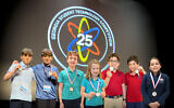 (From left) Noah Milrud, Adam Milrud, Brooks Cohen, Lena Halpern, Shane First, Beau Young, Avital Wikoff