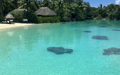 Snorkel in Bora Bora directly from your beachfront villa.