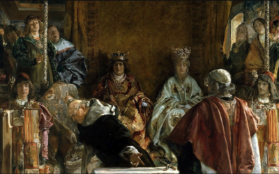 King Ferdinand and Queen Isabella expelled the Jews of Spain in 1402