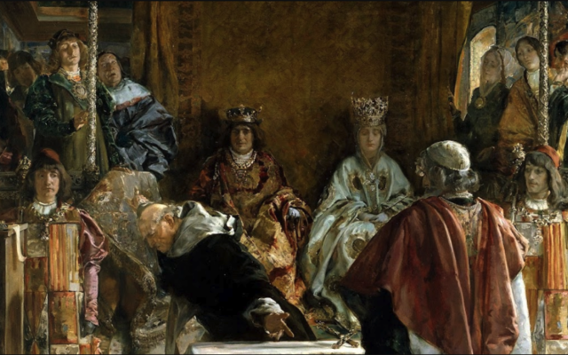 King Ferdinand and Queen Isabella expelled the Jews of Spain in 1402