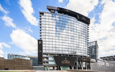 The Hotel Phoenix exterior rises like its namesake phoenix bird // Photo Credit: Adam Goldberg Property Brand Images