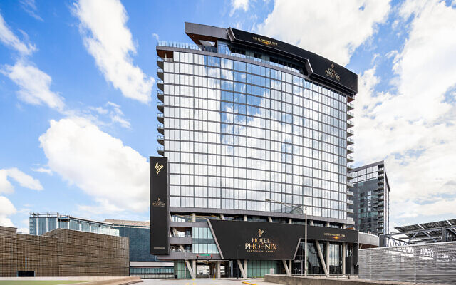 The Hotel Phoenix exterior rises like its namesake phoenix bird // Photo Credit: Adam Goldberg Property Brand Images