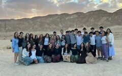 The group spent a few weeks in southern Israel, where it was safer.