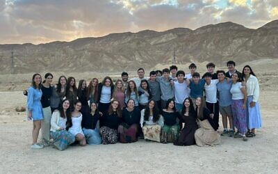 The group spent a few weeks in southern Israel, where it was safer.