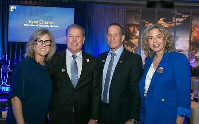 Atlanta FIDF Council members Sheri and Mark Schwartz, Maj. Gen. Nadav Padan (CEO FIDF), Mechal Perl (Director) // All photos by Jon Marks Photography