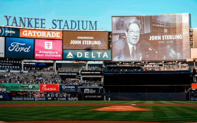 Following his passing on May 4, longtime New York Yankees radio play-by-play man John Sterling’s life and legacy were honored at a beautiful memorial service at Yankee Stadium // Photo Credit: New York Yankees social media 