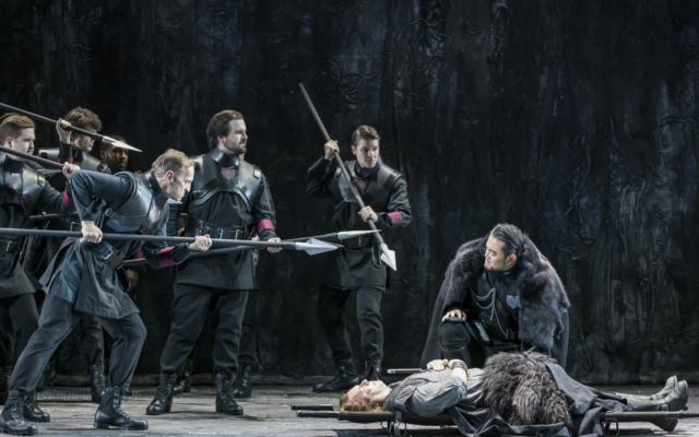 Aleksy Bogdanov as Albrecht, center, in the Atlanta Opera’s “Twilight of the Gods” // Photo Credit: Rafterman
