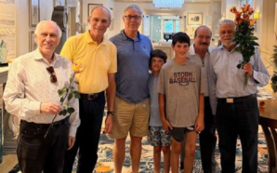 Members of the Order presented roses to the residents and staff of Berman Commons for Mother’s Day.