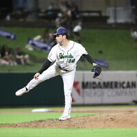 After a long collegiate career that included stops at UPenn and Georgia, Pace Academy alum Brian Zeldin is now hoping to shoot up the ranks of the Minnesota Twins organization // Photo Credit: David Malamut