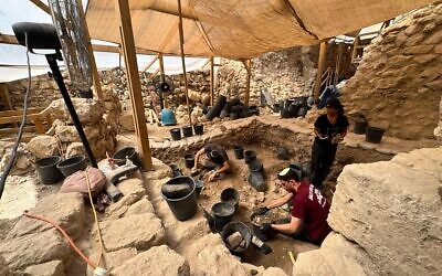 The excavations were conducted by the Israel Antiquities Authority and Tel Aviv University.