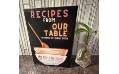 “Recipes From Our Table” includes recipes from Rabbis Ron Segal, Brad Levenberg, and Sam Trief, along with 93 additional Temple Sinai members.