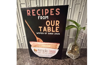“Recipes From Our Table” includes recipes from Rabbis Ron Segal, Brad Levenberg, and Sam Trief, along with 93 additional Temple Sinai members.