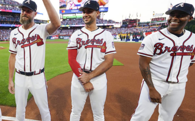 Though many of the fans on hand at Philadelphia’s Citizens Bank Park for this year’s MLB All-Star Game didn’t give the Braves’ All-Stars a particularly welcoming reception, Atlanta’s robust five-member contingent represented the organization quite nicely // Photo Credit: Atlanta Braves social media Though many of the fans on hand at Philadelphia’s Citizens Bank Park for this year’s MLB All-Star Game didn’t give the Braves’ All-Stars a particularly welcoming reception, Atlanta’s robust five-member contingent represented the organization quite nicely // Photo Credit: Atlanta Braves social media