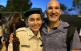 David Lubin, shown here with his daughter, Rose, has been instrumental in founding a new organization for family members of Lone Soldiers who are killed while serving in Israel.