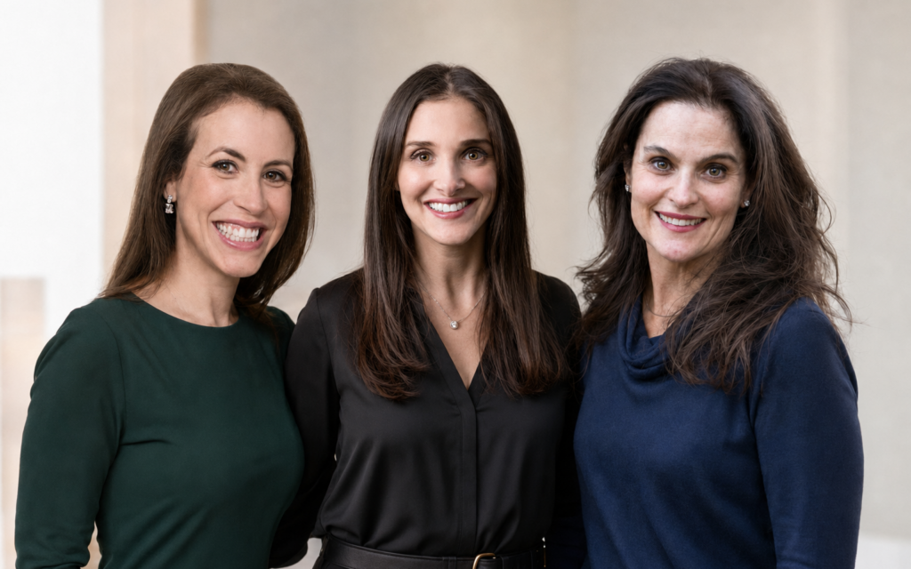 (Left to Right) Abi Cohen, Jenna Shulman, and Beth Friedman at a juLuv matchmaking retreat // Photo courtesy of juLuv