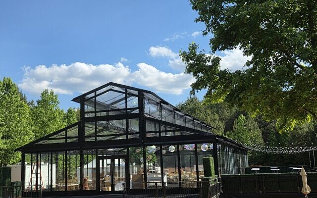 Classic created a protected outdoor garden party with this tent. // All photos courtesy of Classic Tents & Events