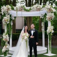 Megan Miller and Justin Denson were married on July 27.