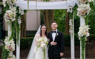 Megan Miller and Justin Denson were married on July 27.