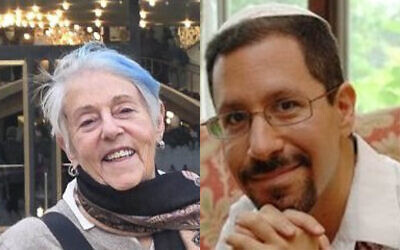 Rabbi Trienah Anne Meyers and Cantorial Soloist Dr. David Goldblatt