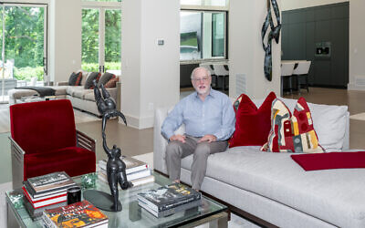 Retired attorney Gary Snyder is described by art consultant Fay Gold as “a passionate, enthusiastic and knowledgeable collector” // All photos by Howard Mendel