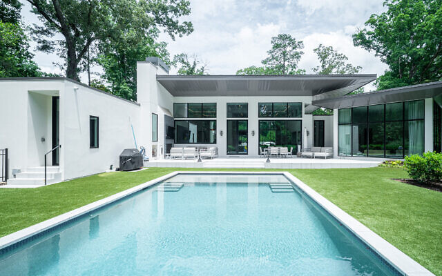 The Snyder pool features art by Miami-based Romero Britto.