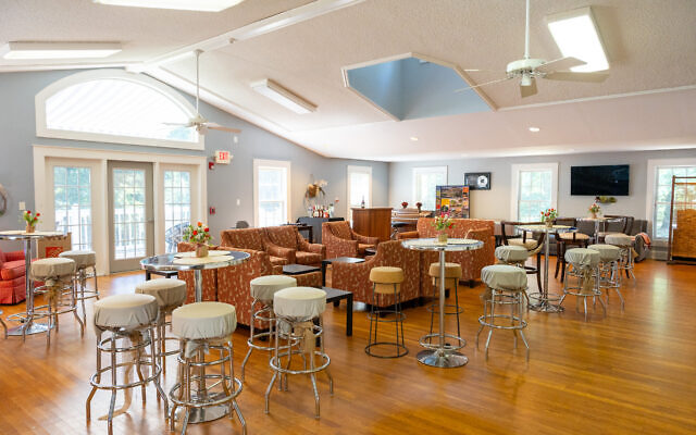 The Lodge at StoneWood Ranch is where Wilson hosts supper clubs, book signings, and Mahjong.   
