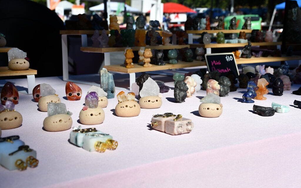 Several vendors were on site selling their unique merchandise, including LilliAnn’s Treasures seen here.