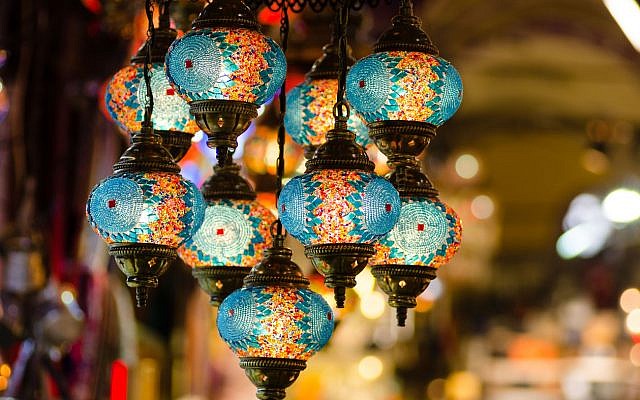 Illustrative: Turkish mosaic lamps in an Istanbul bazaar. (iStock)