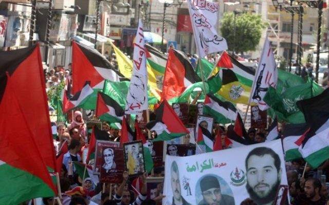 With Hamas growing in popularity, as this May rally in Ramallah demonstrates, Abbas needs a nonviolent victory for his people (photo credit: Issam Rimawi/Flash 90).