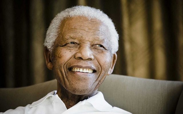 Former South African president Nelson Mandela in 2009. (photo credit: AP/Theana Calitz-Bilt, Pool)