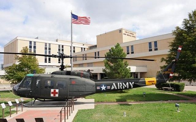 Darnall Hospital, in Fort Hood, Texas (photo credit: Michael Heckman/Wikimedia Commons/File)