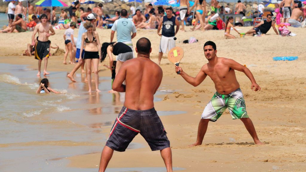 2 Professional Israeli Beach Racquet Matkot Paddles Ball Amazing Travel Bag 