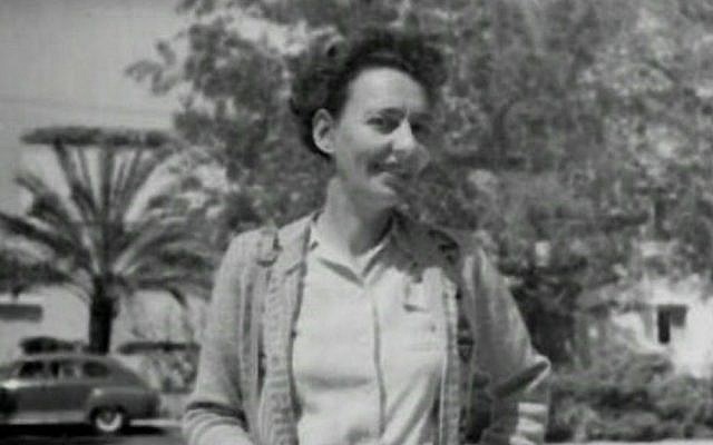 Leah Goldberg, pictured here in 1946, was a prolific writer and poet whose poetry was put to music only after she died (Courtesy The David B. Keidan Collection of Digital Images from the Central Zionist Archives)