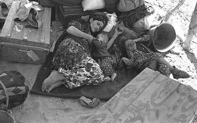 Displaced Iraqi Jews, 1951 (Wikipedia)