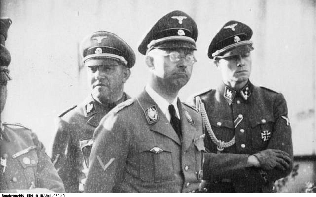 Illustrative: SS chief Heinrich Himmler in 1940, before construction of the death camps he oversaw. (Public domain)