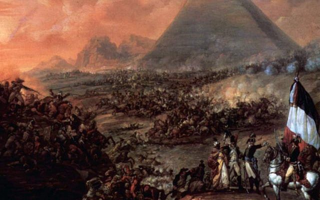 The Battle of the Pyramids by Francois-Louis-Joseph Watteau (Public Domain/ Wikimedia Commons)