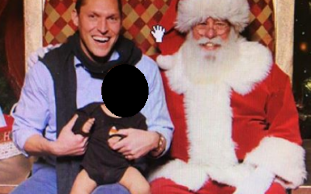 Rabbi Shmuly Yanklowitz: An open-orthodox Rabbi with the courage to sit with Santa.