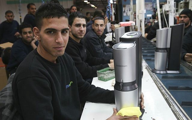 SodaStream’s West Bank factory was relocated to the Negev following international criticism. (Nati Shohat/Flash90/via JTA)