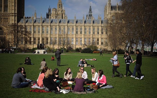 Victoria Tower Gardens in Westminster, London. Photo credit: Anthony Devlin/PA Wire