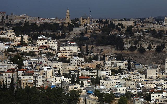 Illustrative: Abu Tor, a mixed Jewish and Arab neighborhood in central Jerusalem, south of the Old City, December 16 2009. (Nati Shohat/ Flash90)