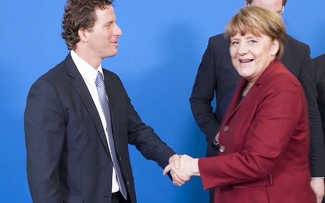 Eliaz with German Chancellor Merkel
