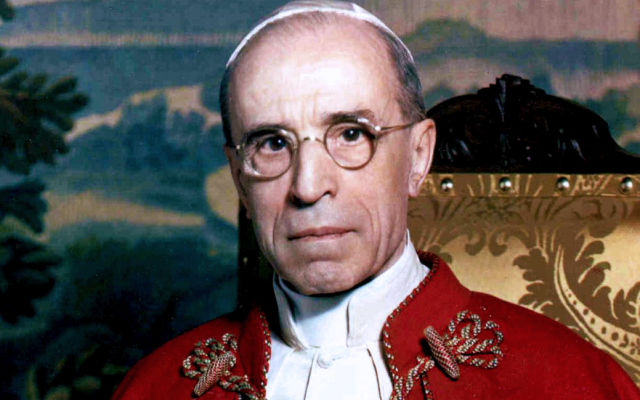 Secret Vatican archives covering the wartime correspondence of Pope Pius XII, above, will be opened in March 2020 after Jewish groups asked that the Church help dispel concerns that he turned a blind eye to genocide