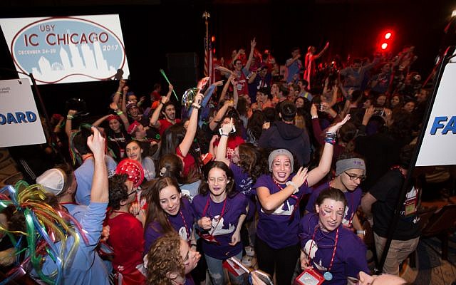 A recent convention of United Synagogue Youth, the Conservative movement’s youth arm. Via Usy.org
