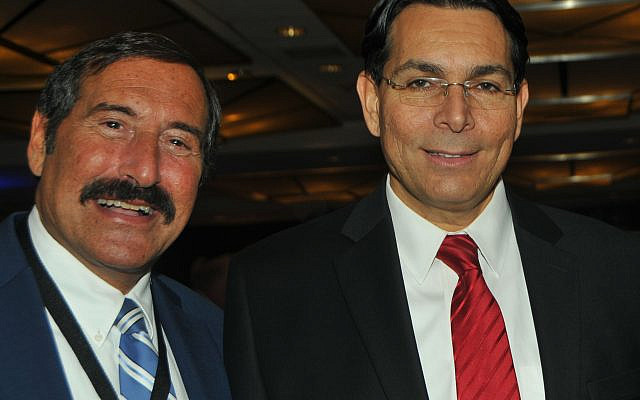 Dr. Joseph Frager and Israel Ambassador to UN Danny Danon. Photo by Tim Boxer