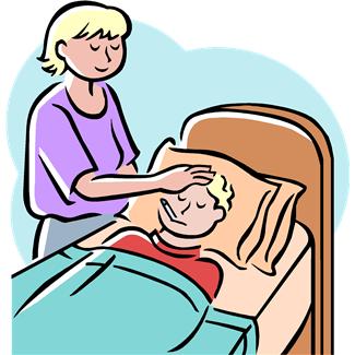 visiting the sick clipart