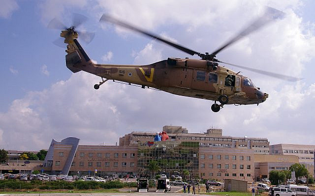 Sheba Medical Center Helipad. (image provided by Sheba Medical Center, Tel HaShomer)