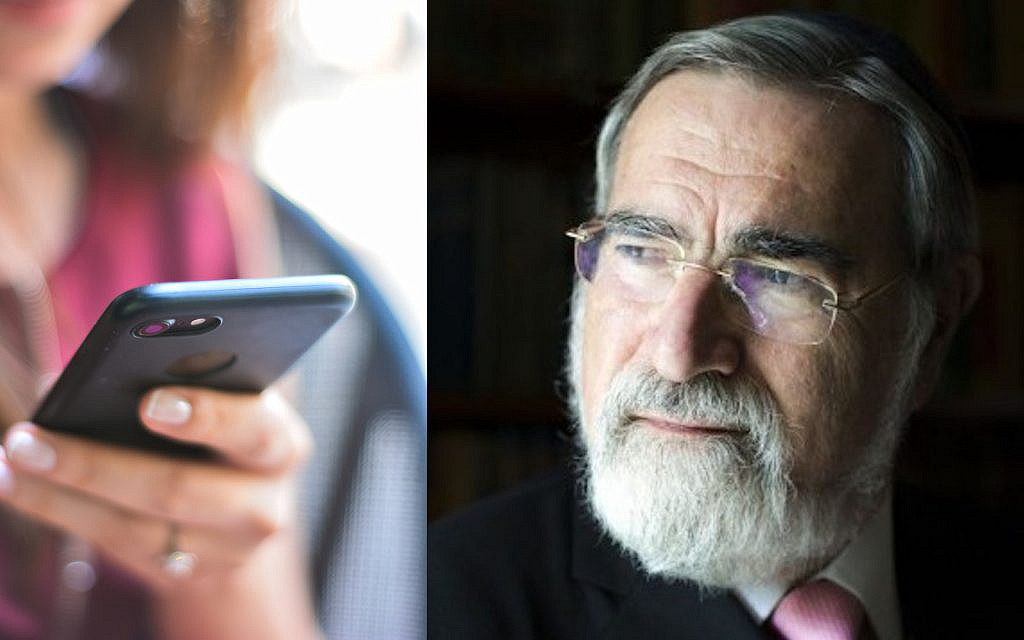 Lefthand photo via iStock / Photo on right: Rabbi Lord Jonathan Sacks, January 2015. (Blake Ezra/Courtesy)