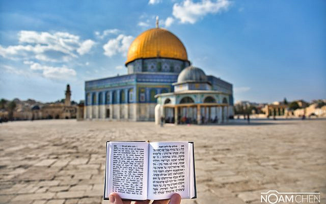 The Book of Psalms on Jerusalem's Temple Mount